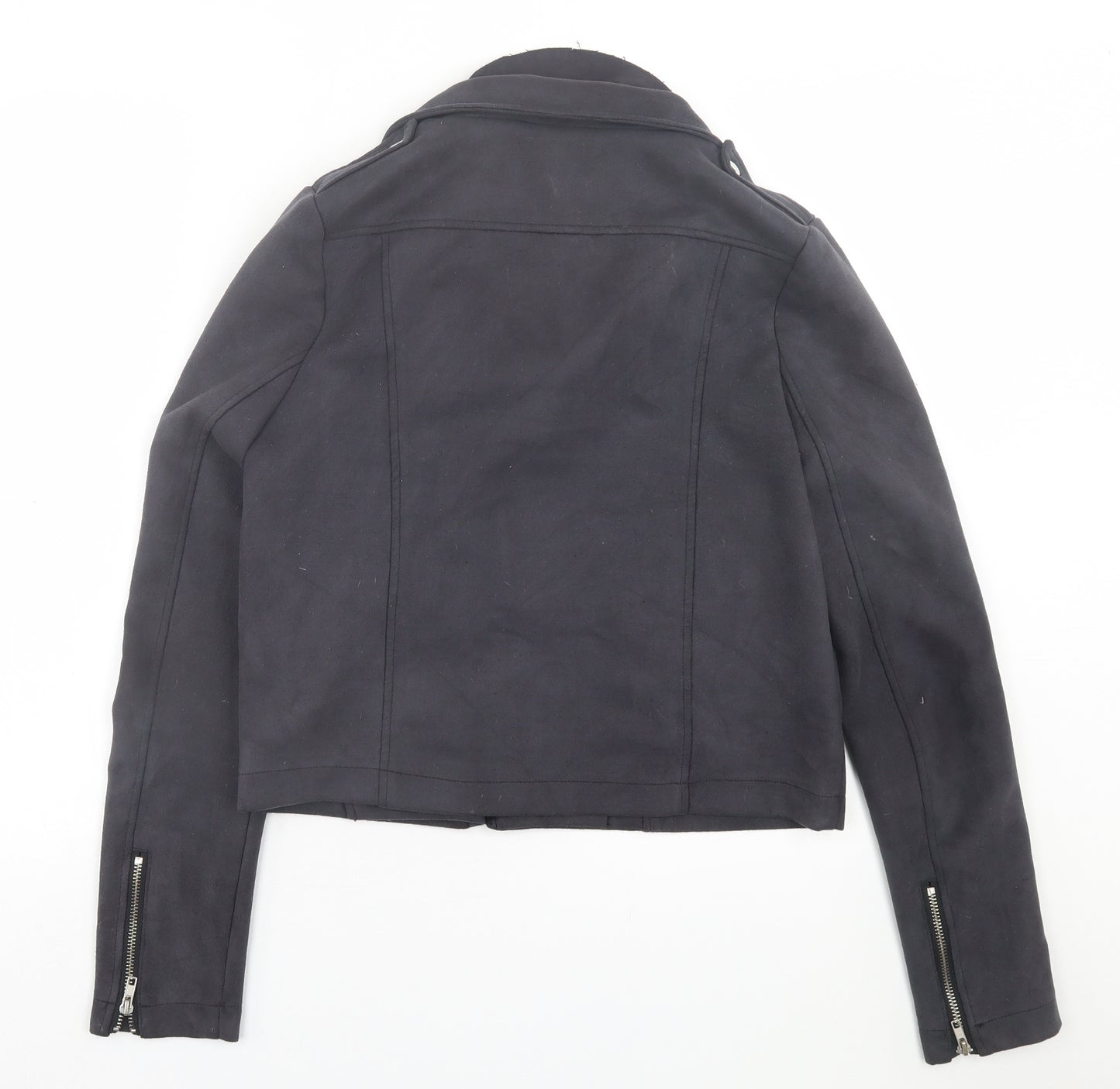 Missguided Womens Grey   Jacket  Size 12  Zip