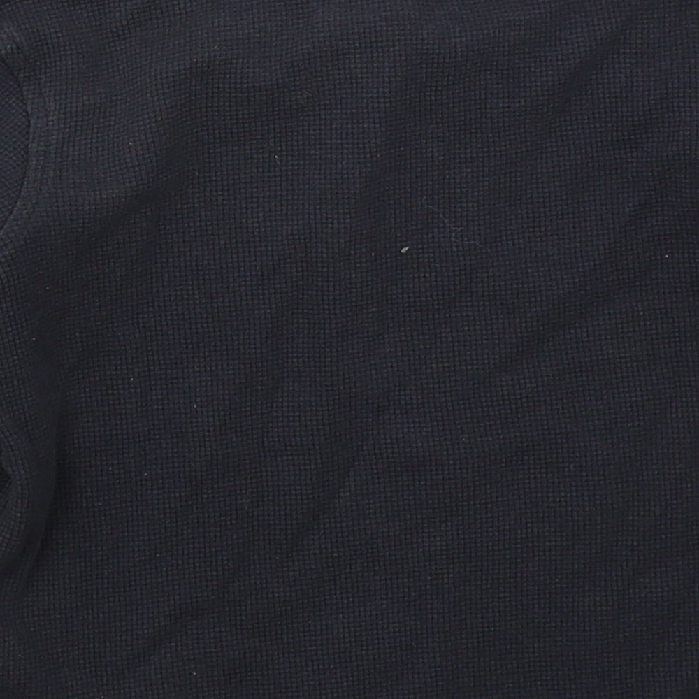 George Boys Grey  Cotton Basic T-Shirt Size 4-5 Years Henley Pullover