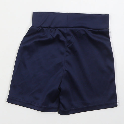 Dunnes Boys Blue  Polyester Sweat Shorts Size 3 Years  Regular Drawstring - Northern Island