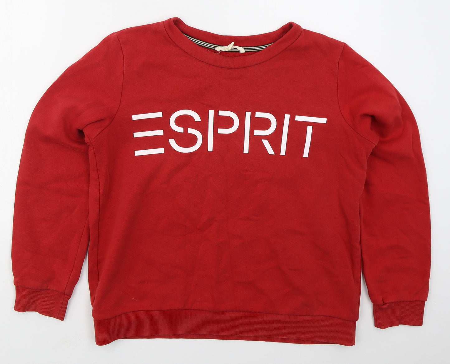 Esprit Womens Red  Cotton Pullover Sweatshirt Size M  Pullover