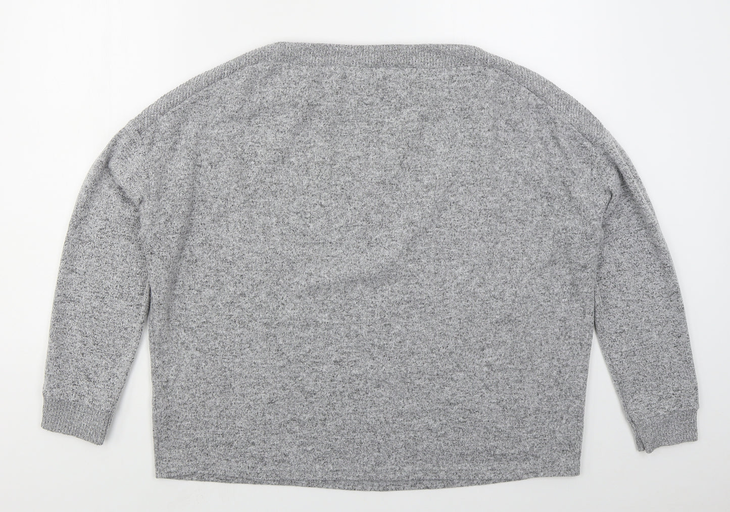 F&F Womens Grey  Polyester Pullover Sweatshirt Size 16  Pullover