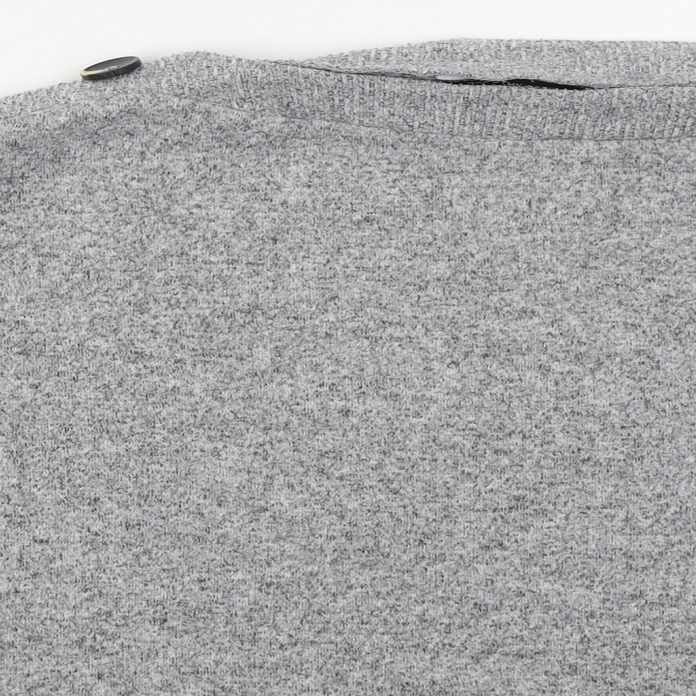 F&F Womens Grey  Polyester Pullover Sweatshirt Size 16  Pullover