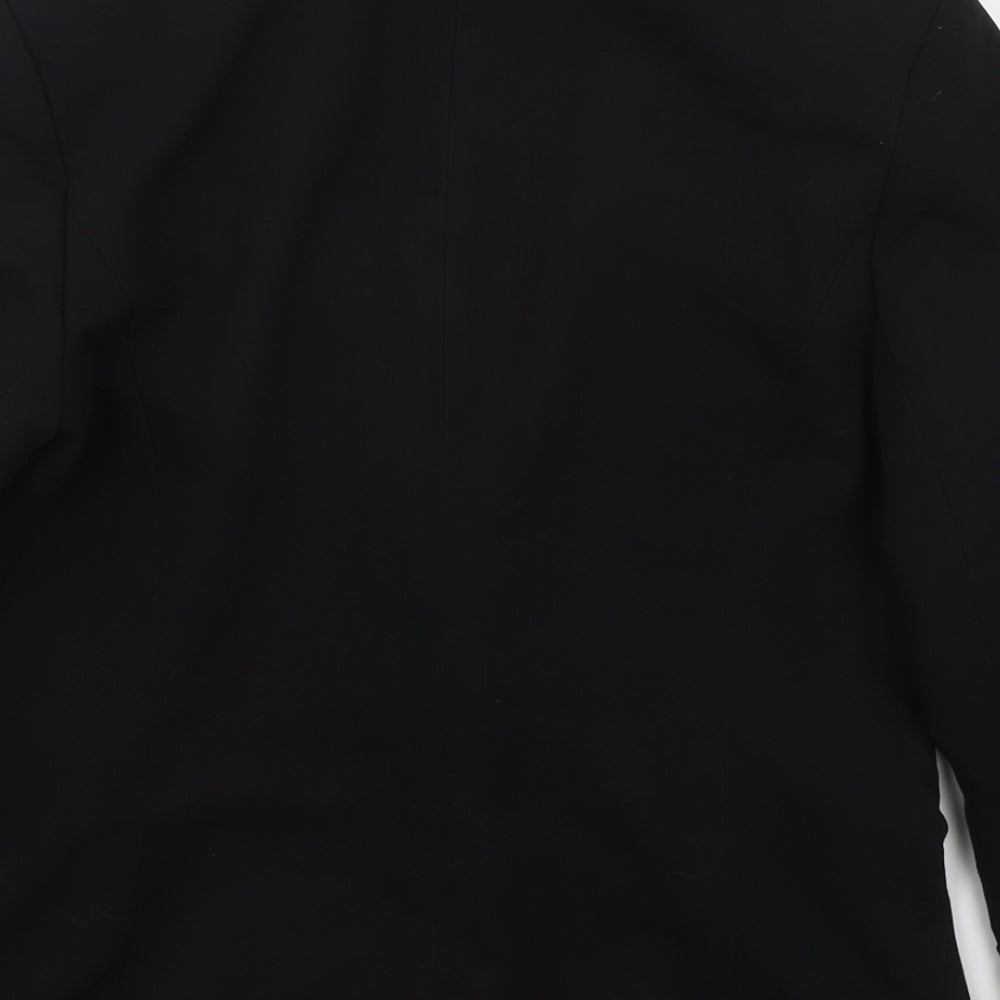 Atmosphere Womens Black  Polyester Jacket Suit Jacket Size 10