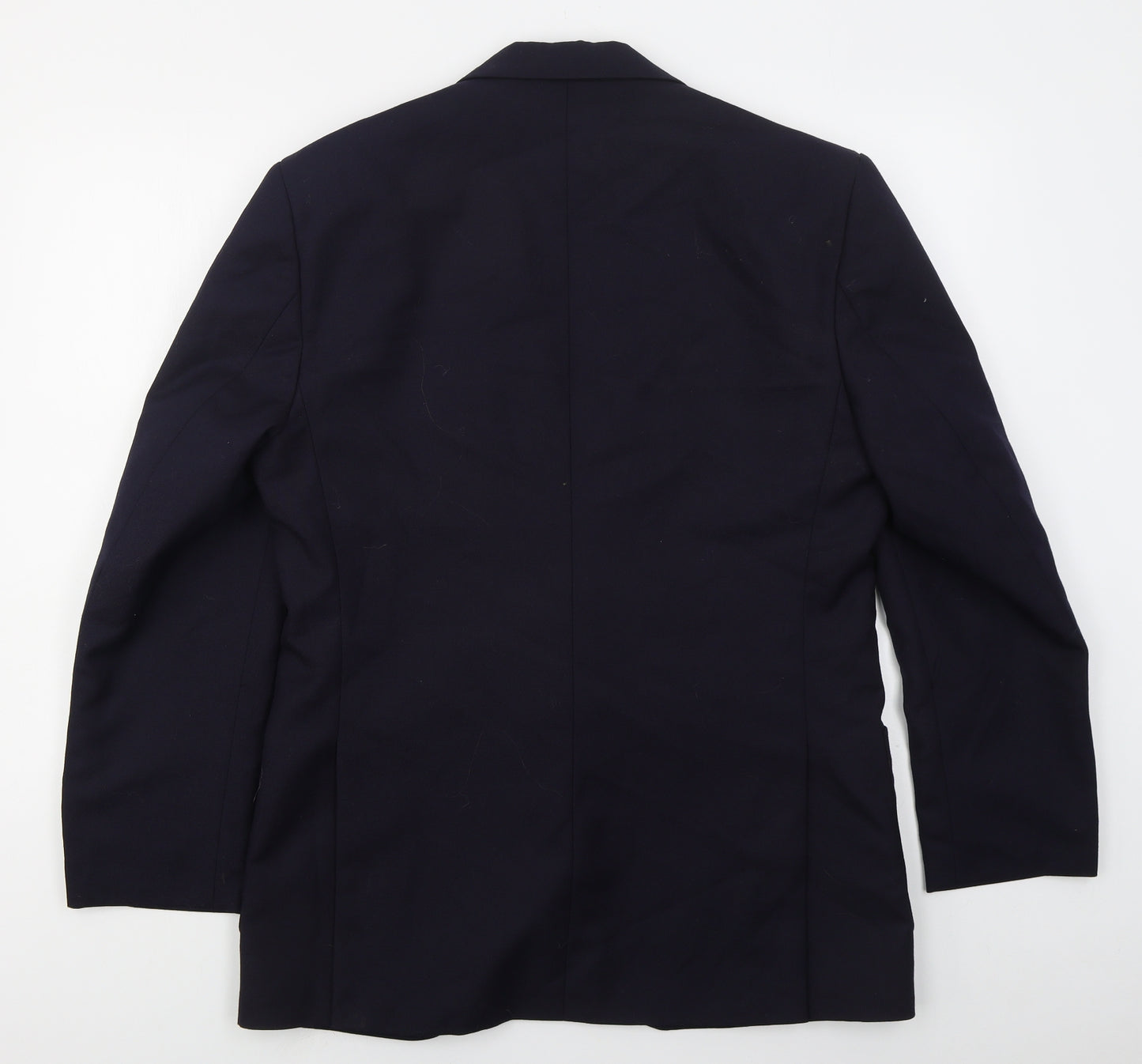 Turner Virr & Co Mens Blue  Polyester Jacket Suit Jacket Size 40