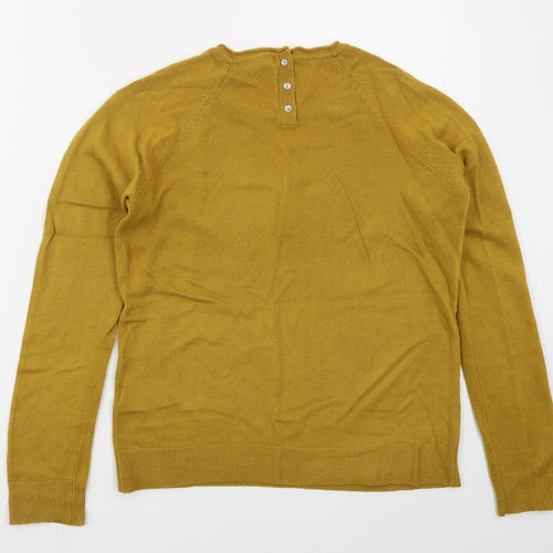 Atmosphere Womens Beige Crew Neck  Acrylic Pullover Jumper Size 10