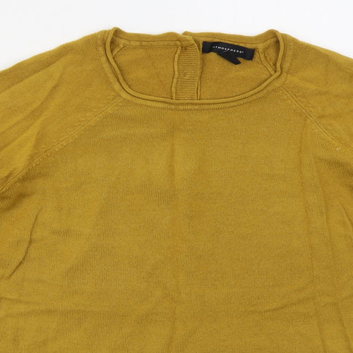 Atmosphere Womens Beige Crew Neck  Acrylic Pullover Jumper Size 10