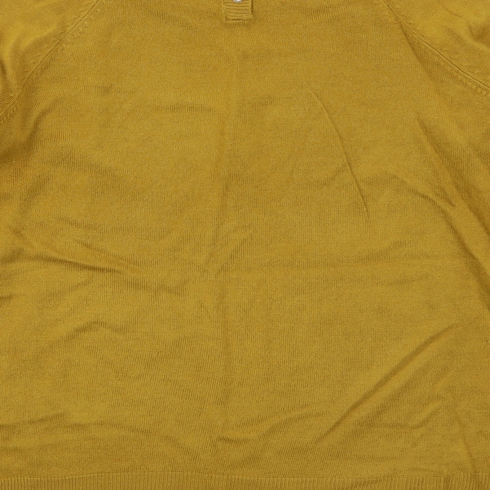 Atmosphere Womens Beige Crew Neck  Acrylic Pullover Jumper Size 10