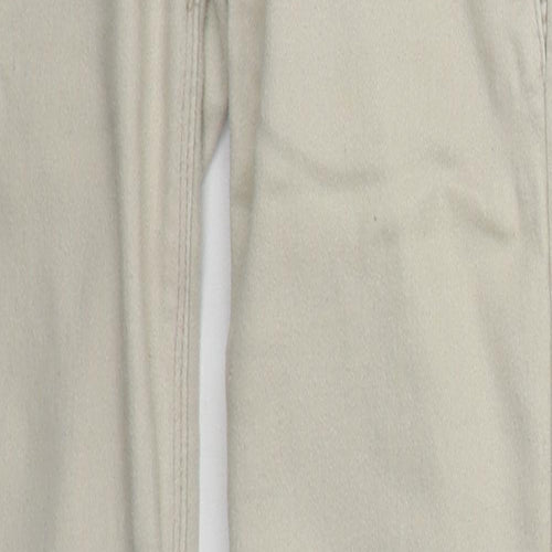 Denim Co Womens Beige  Cotton Skinny Jeans Size 10 L29 in Regular Button