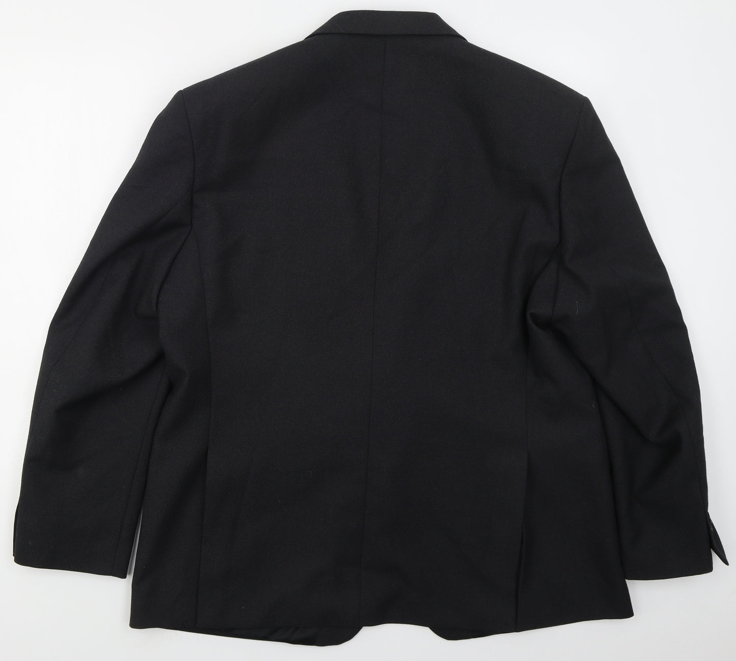 Alpha & Plus Mens Grey  Acetate Jacket Suit Jacket Size 46