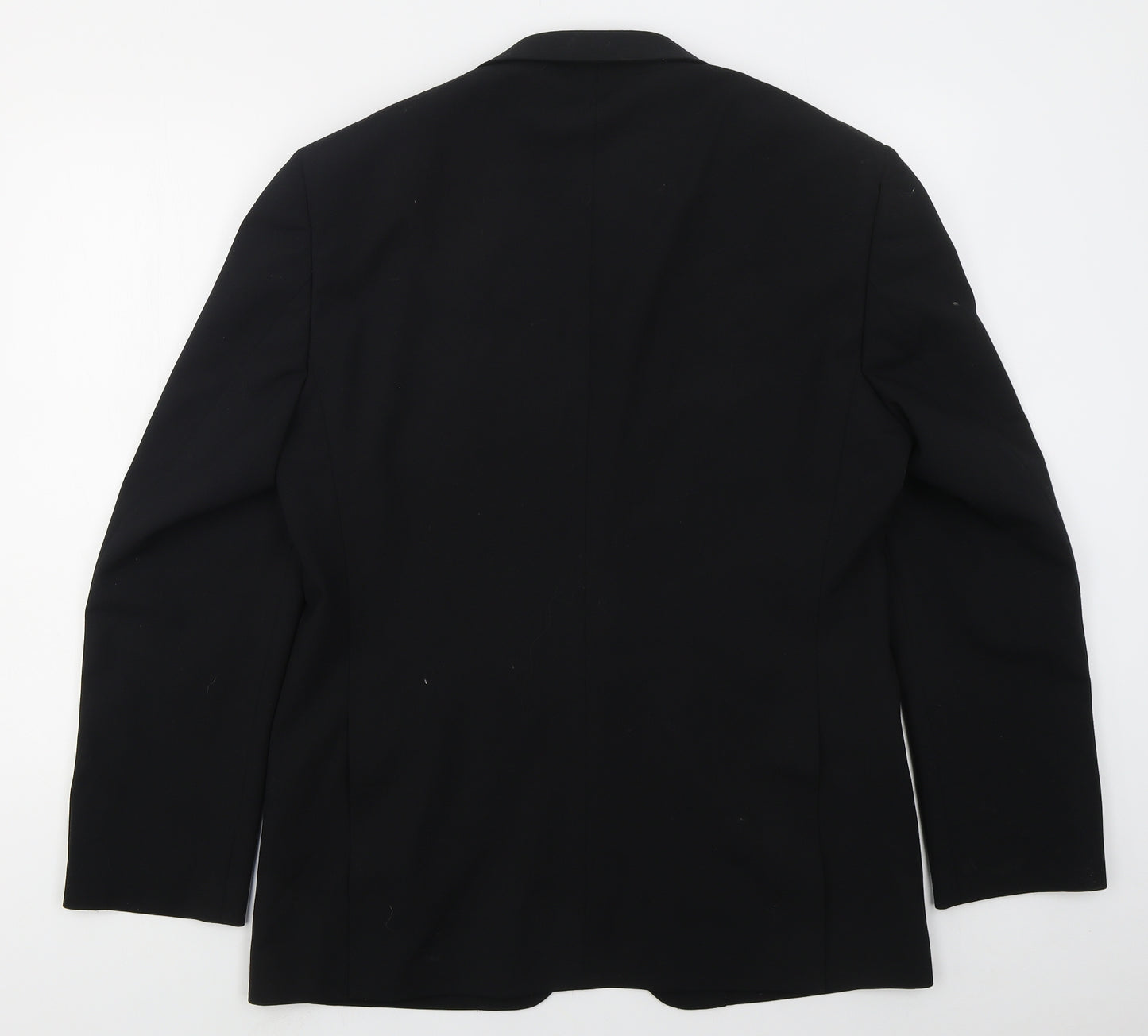 Daniel Grahame Mens Black  Polyester Jacket Suit Jacket Size 40