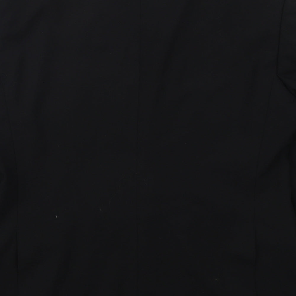 Daniel Grahame Mens Black  Polyester Jacket Suit Jacket Size 40
