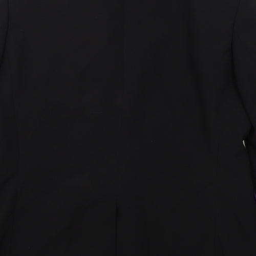 Taylor & Wright Mens Black  Polyester Jacket Suit Jacket Size 42