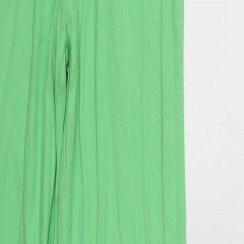 Missguided Womens Green  Cotton Jegging Trousers Size 8 L33 in Regular