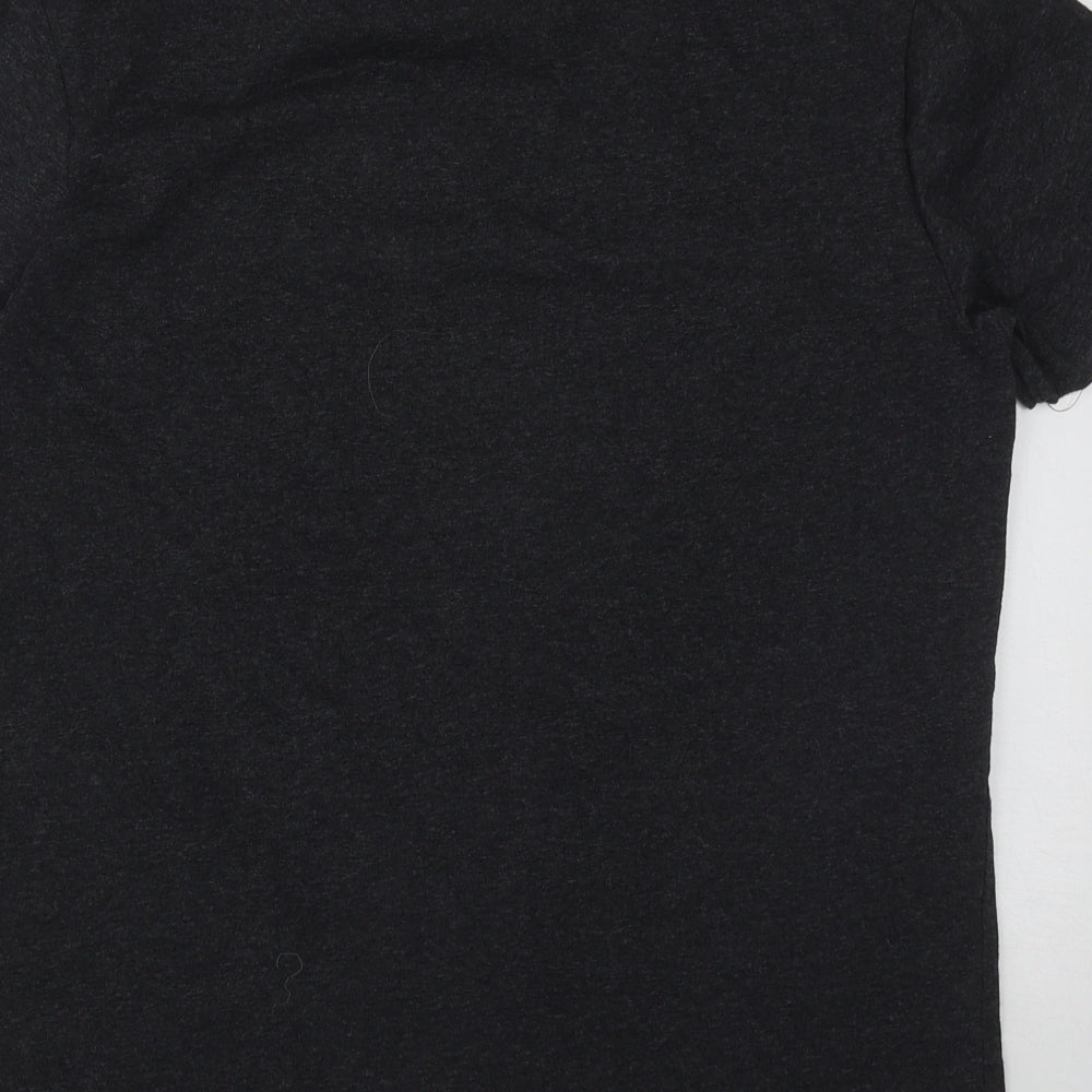 Primark Mens Grey  Polyester  T-Shirt Size L Round Neck  - Dragon Ball Z