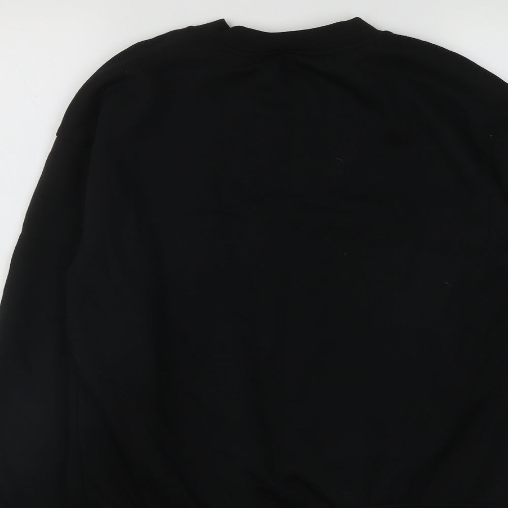 Primark Womens Black  Polyester Pullover Sweatshirt Size XS