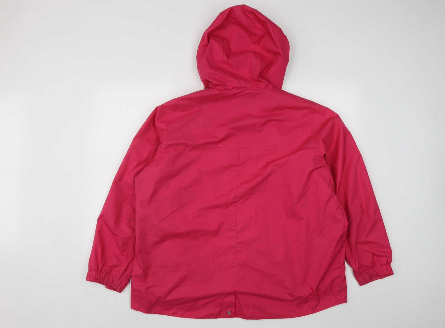 Marks and Spencer Womens Pink   Rain Coat Coat Size 20  Zip