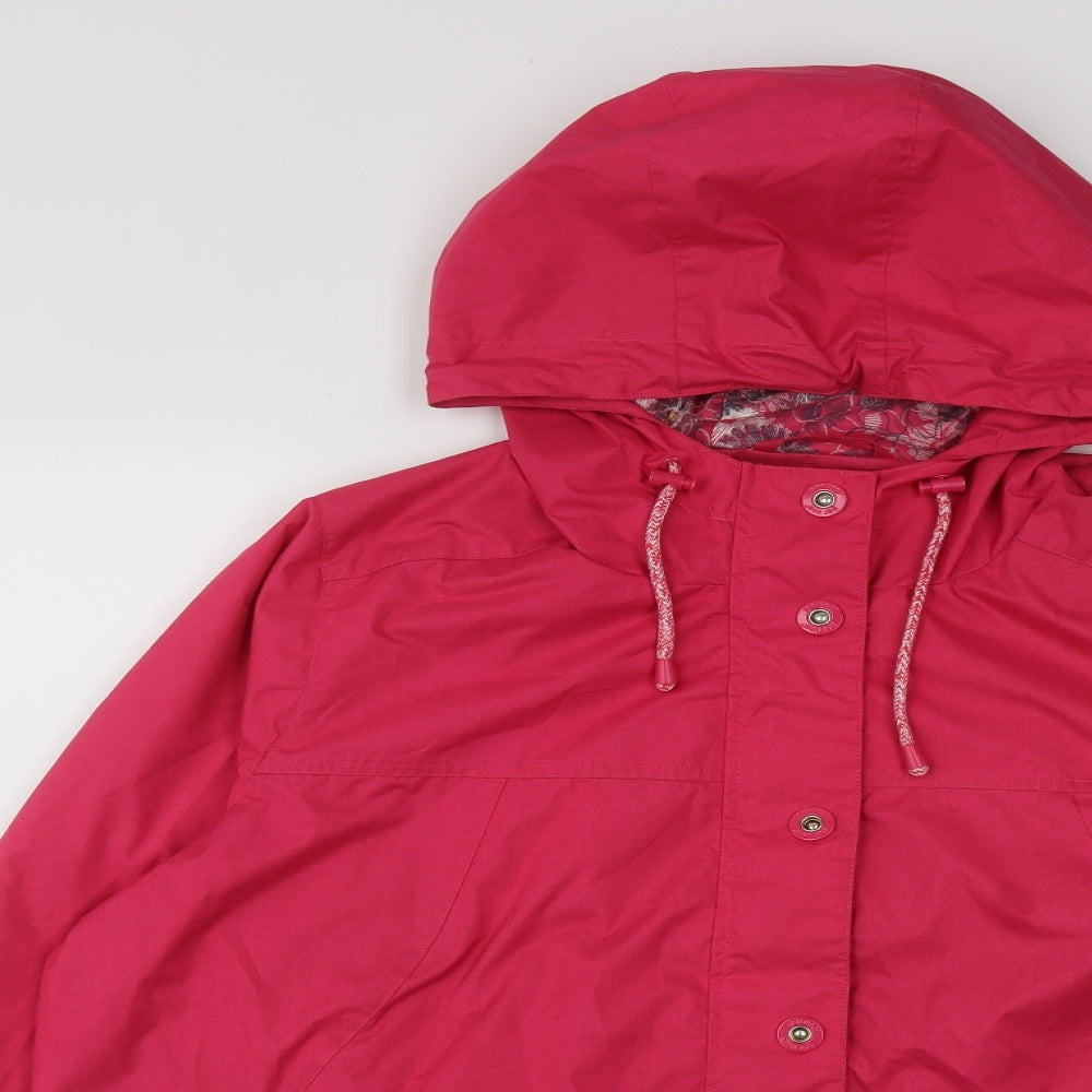 Marks and Spencer Womens Pink   Rain Coat Coat Size 20  Zip