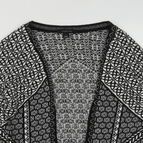 Atmosphere Womens Multicoloured V-Neck Geometric Acrylic Cardigan Jumper Size S
