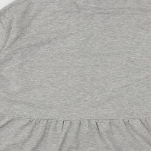 George Womens Grey  Cotton Pullover Sweatshirt Size L