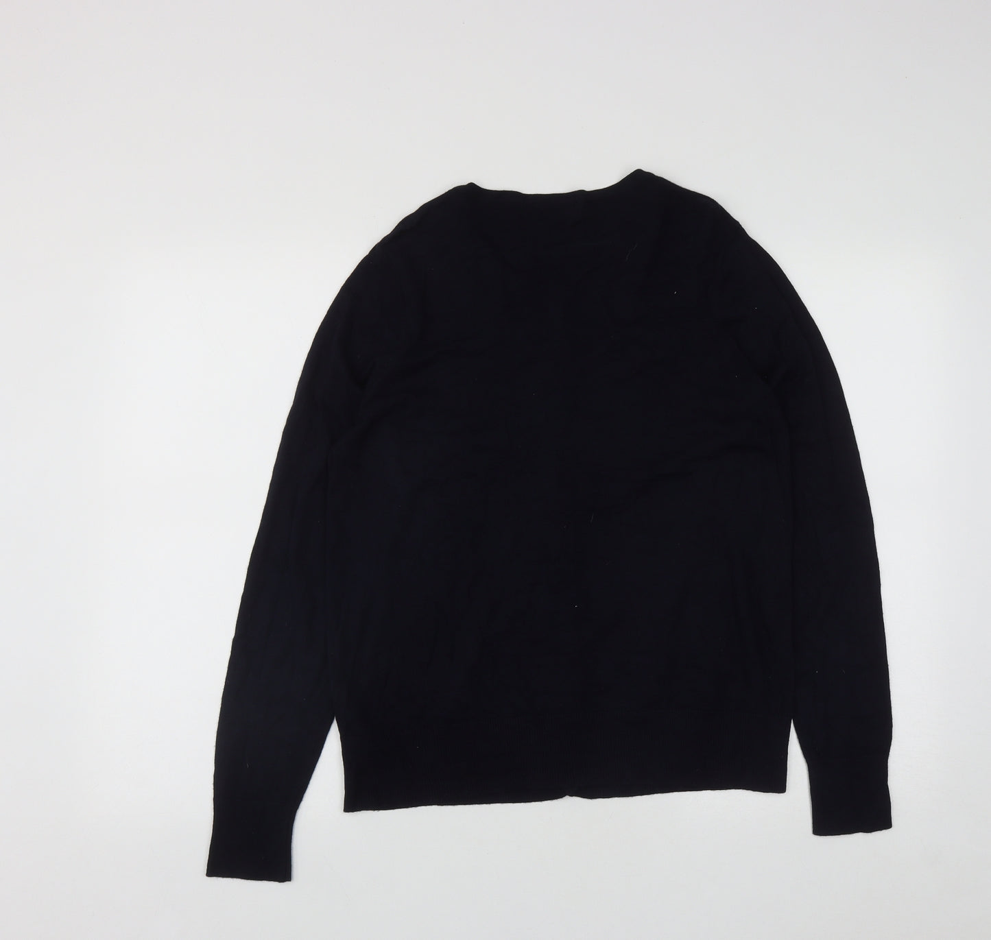 F&F Womens Blue Round Neck  Viscose Cardigan Jumper Size 16