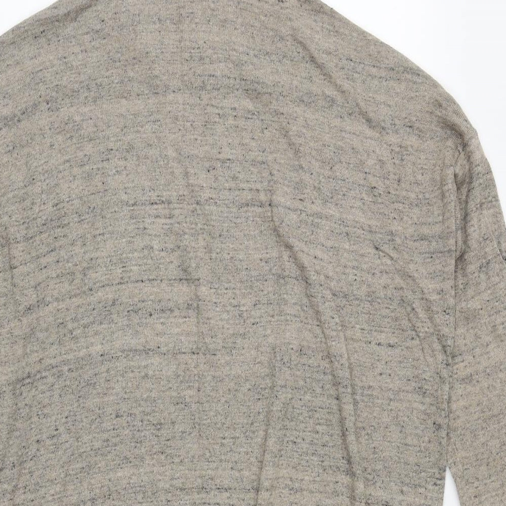 Atmosphere Womens Beige V-Neck  Cotton Cardigan Jumper Size 16