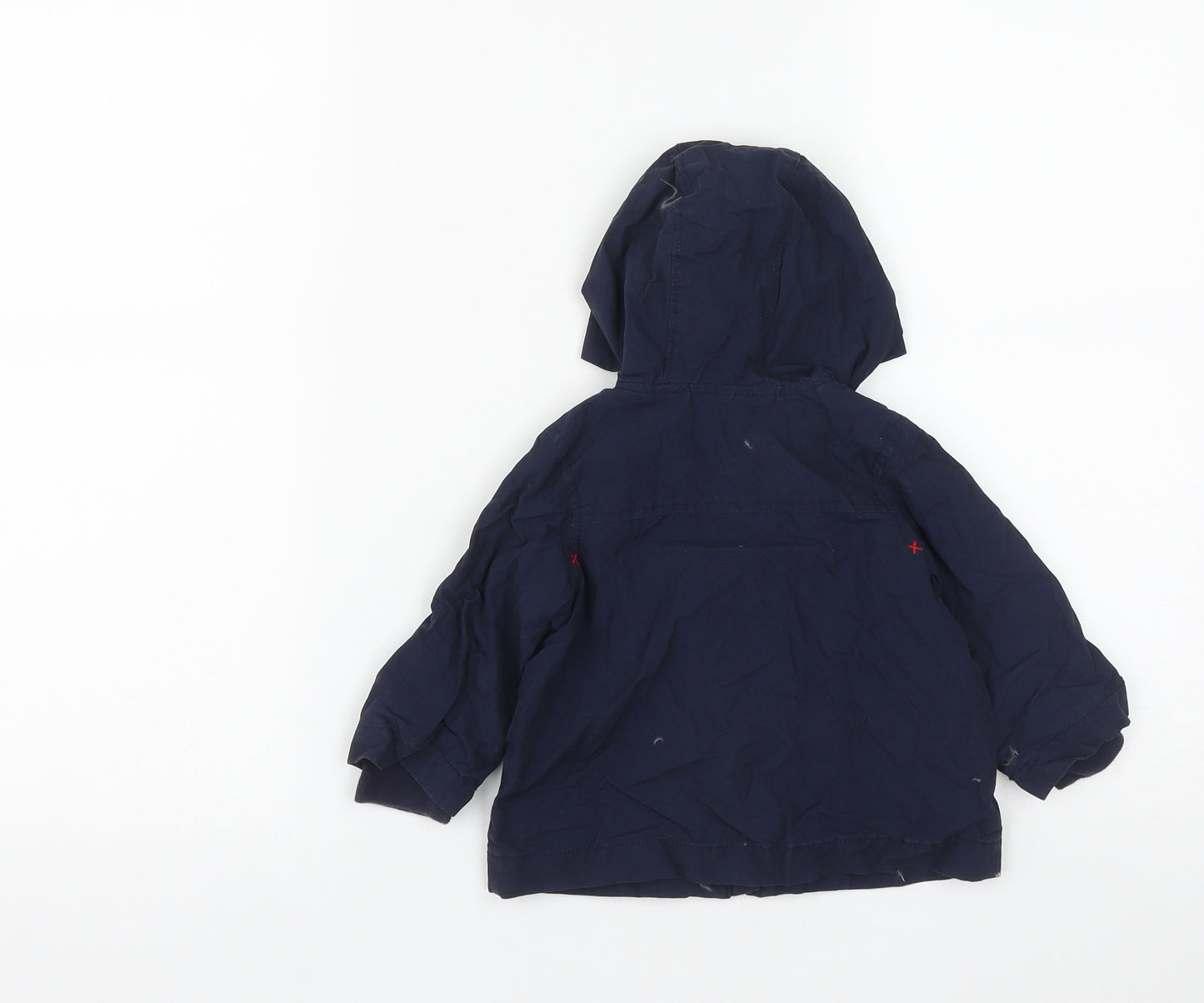 Gap Girls Blue   Basic Coat Coat Size 12 Months   Zip