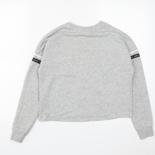 Pineapple Girls Grey  Polyester Pullover Sweatshirt Size 11-12 Years