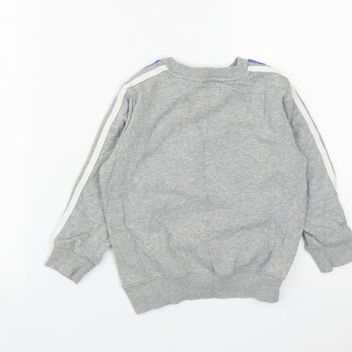 NEXT Boys Grey  Cotton Pullover Sweatshirt Size 4-5 Years