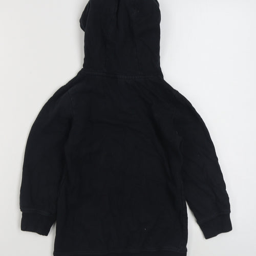 BPC Girls Black  100% Cotton Pullover Hoodie Size 6-7 Years  Pullover