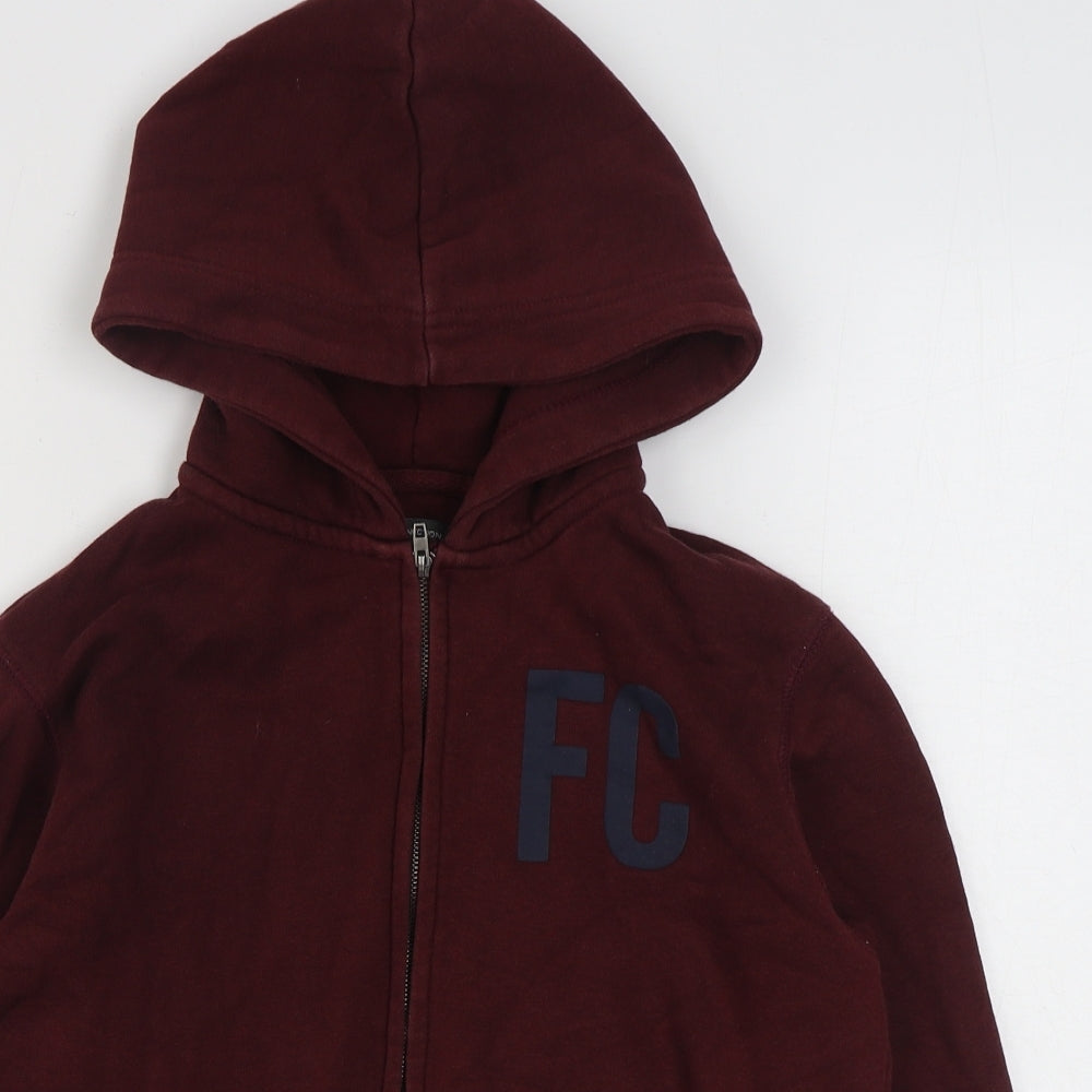 French Connection Boys Red   Jacket  Size 9-10 Years  Zip