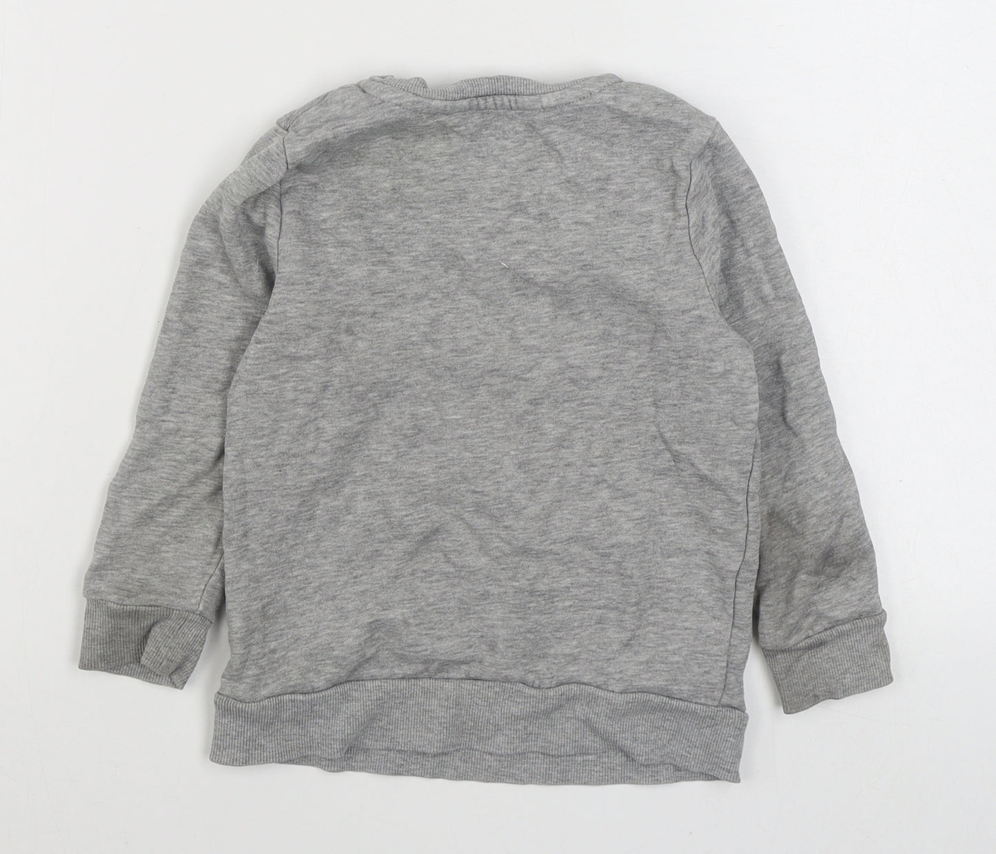 George Boys Grey  Cotton Pullover Sweatshirt Size 3-4 Years  Pullover
