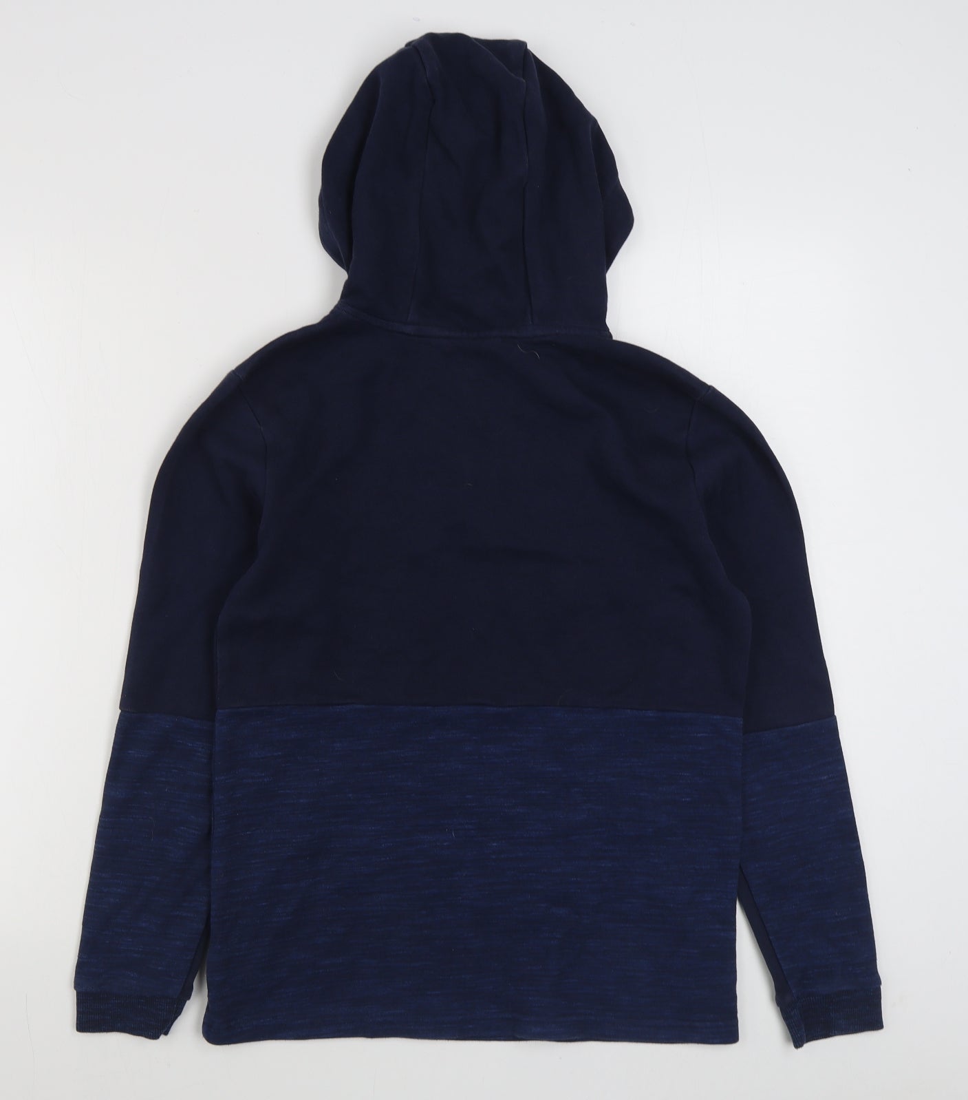 George Boys Blue  Cotton Pullover Hoodie Size 13-14 Years  Zip