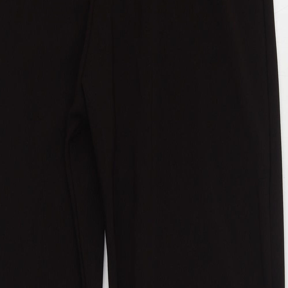Preworn Womens Brown  Cotton Blend Trousers  Size 3XL L27 in Regular