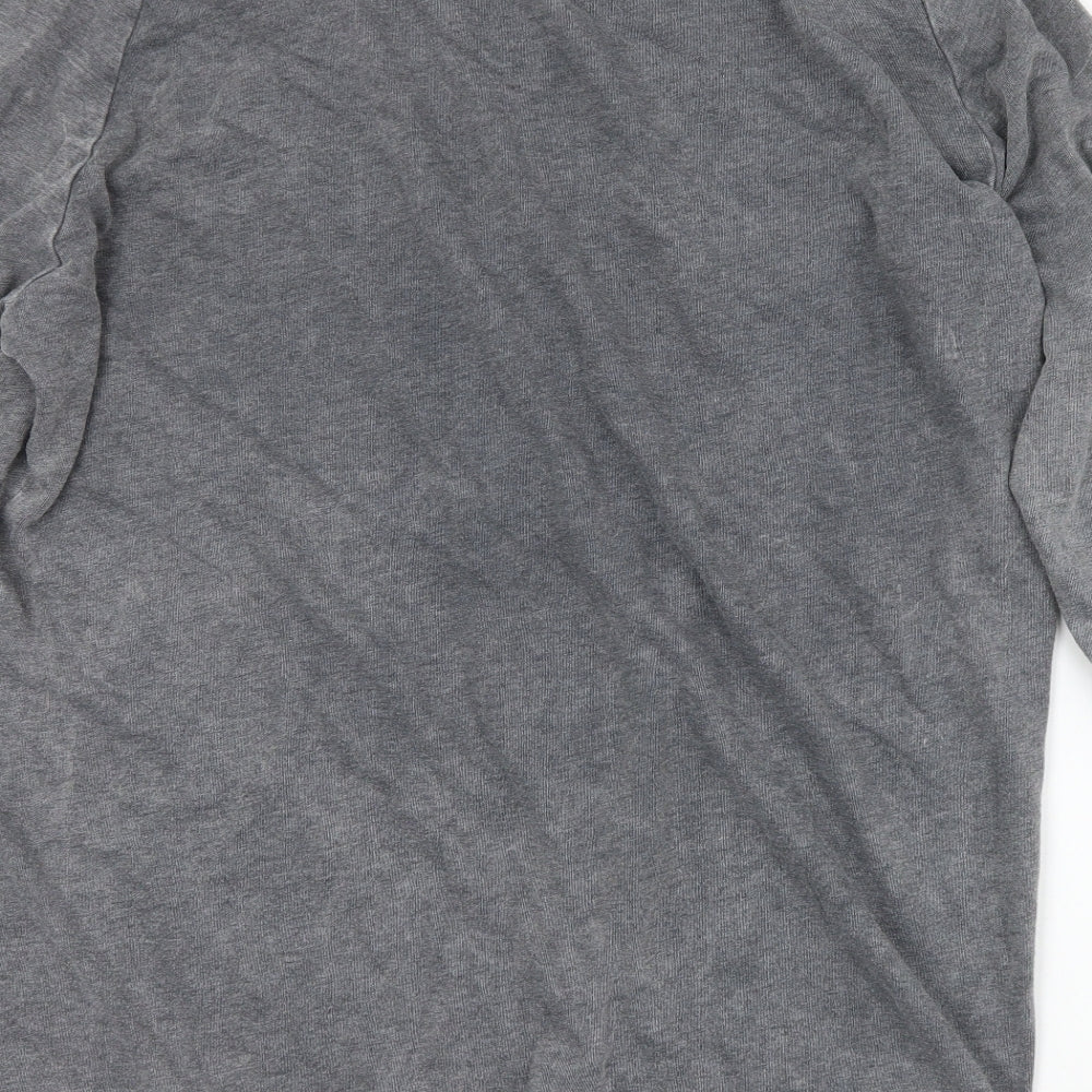 Henleys Womens Grey  Cotton Pullover Sweatshirt Size 14   - Slogan