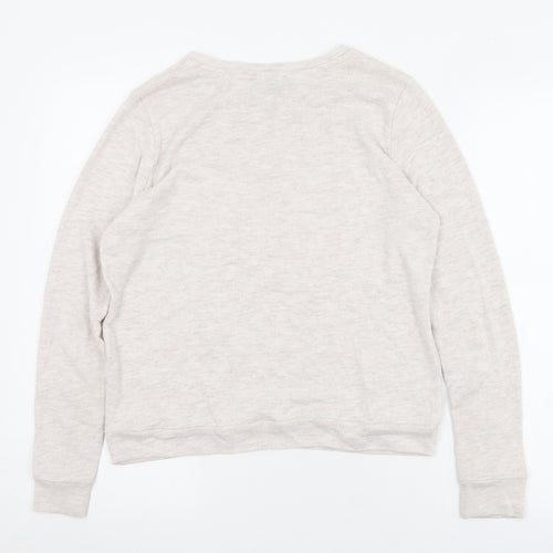 Atmosphere Womens Grey Crew Neck  Acrylic Pullover Jumper Size 12
