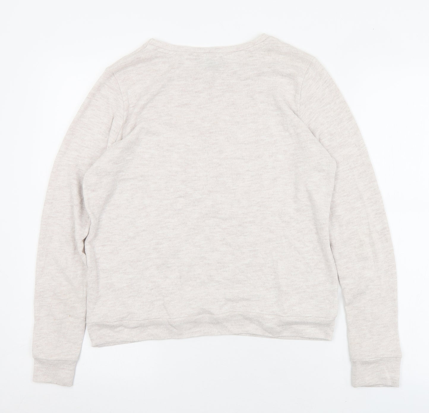 Atmosphere Womens Grey Crew Neck  Acrylic Pullover Jumper Size 12