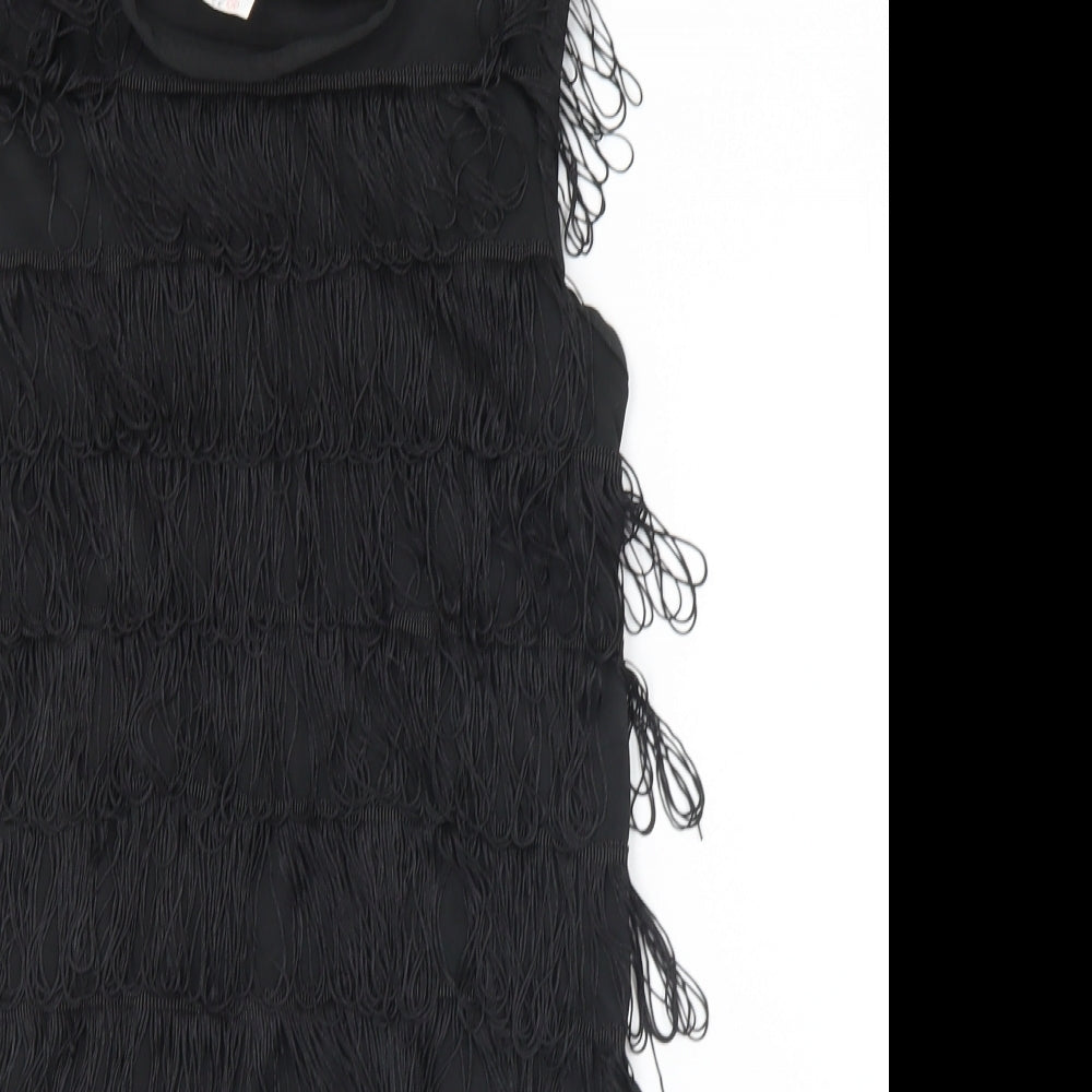 I Love Fancy Dress Girls Black  Polyester Shift  Size S  Round Neck  - Fancy dress