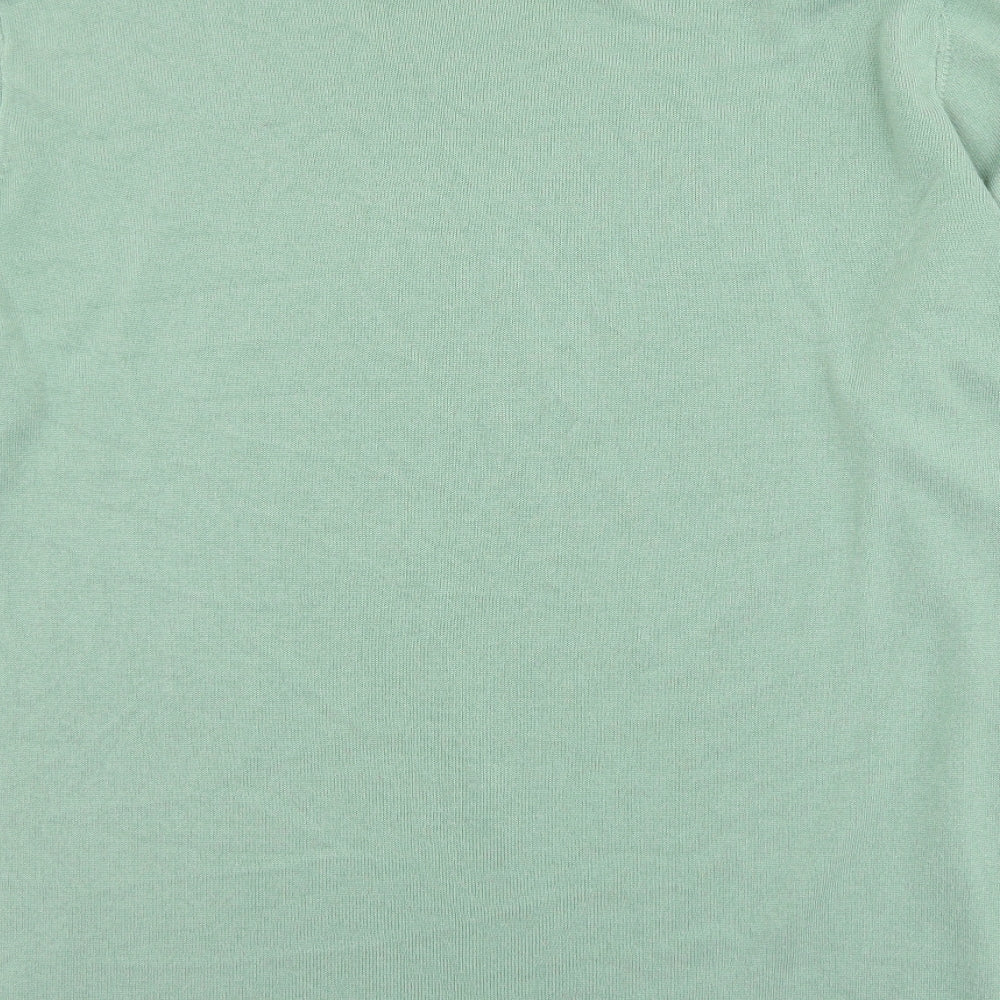 F&F Mens Green Crew Neck  Acrylic Pullover Jumper Size 3XL