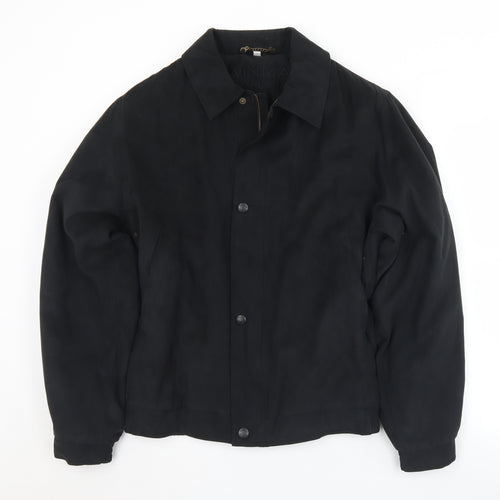 Rainma Mens Black   Jacket Coat Size S  Zip
