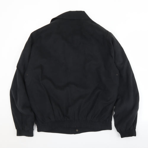 Rainma Mens Black   Jacket Coat Size S  Zip