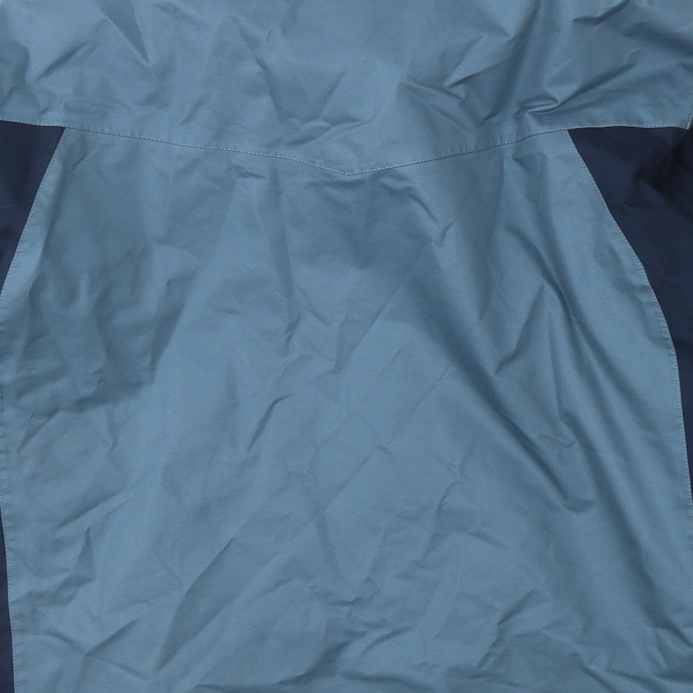 Regatta Mens Blue   Rain Coat Coat Size XL  Zip