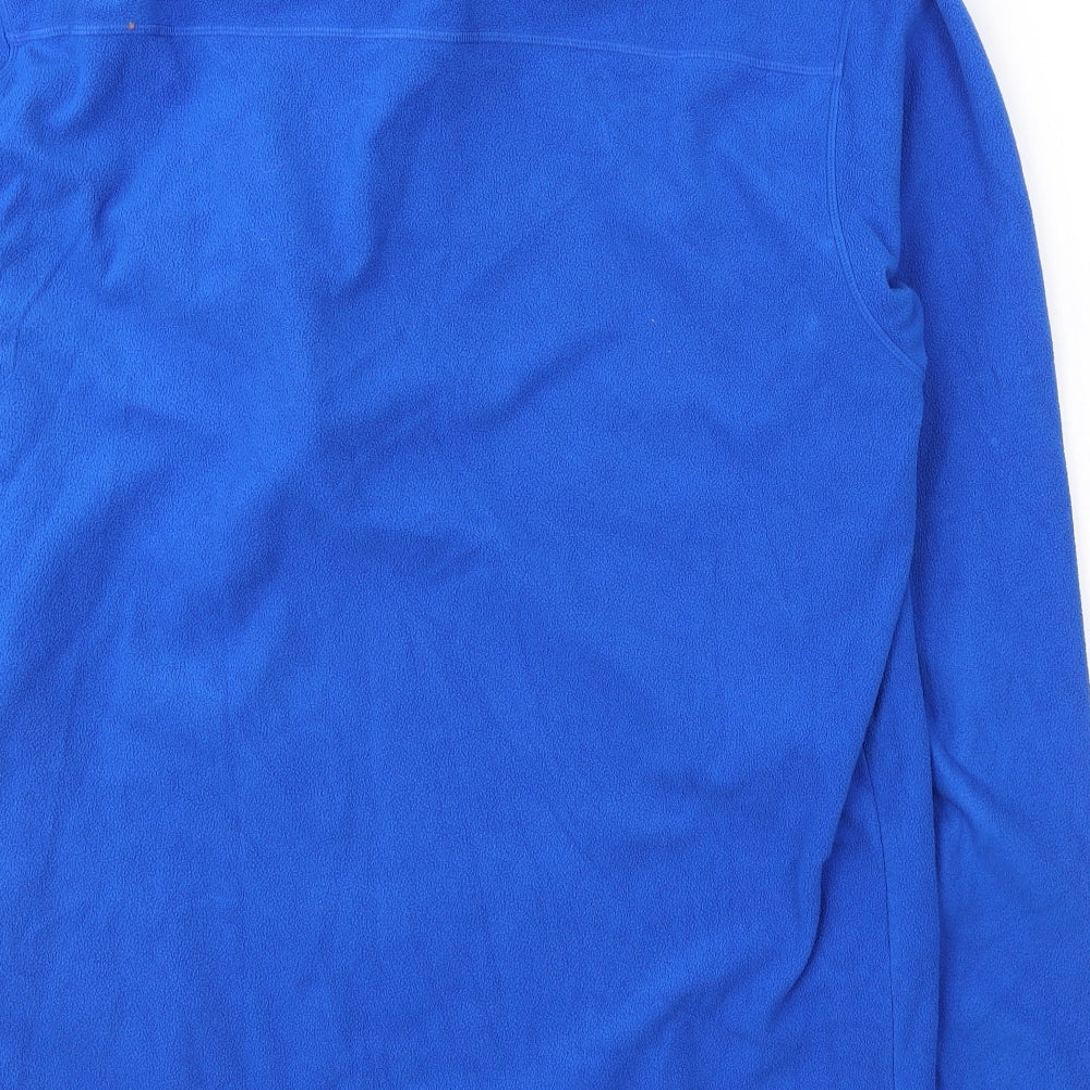 brasher Mens Blue  Polyester Pullover Sweatshirt Size L