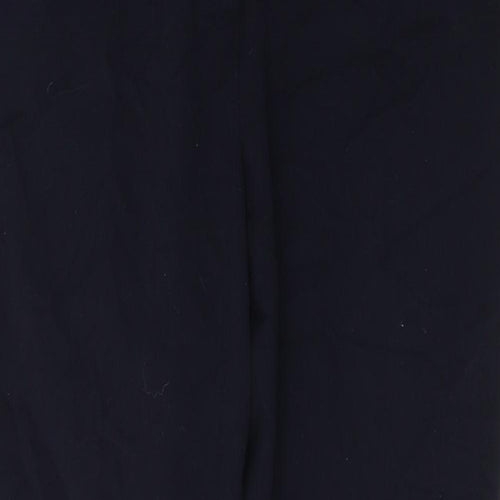 Per Una Womens Blue  Polyester Trousers  Size 14 L28 in Regular Button