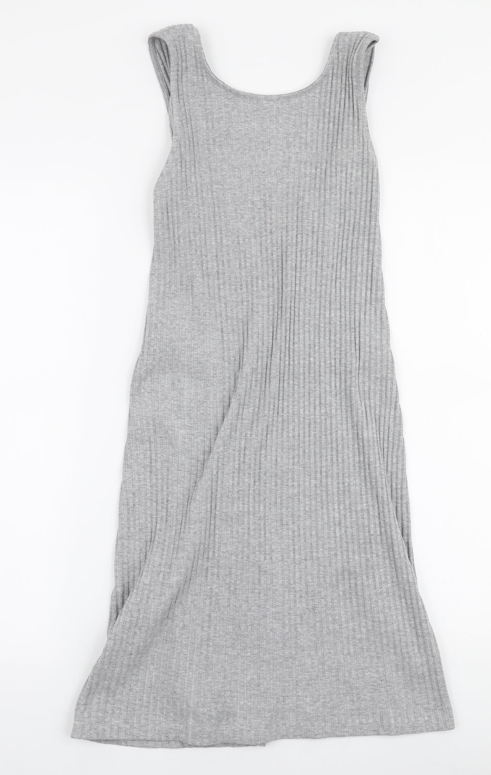 Monki Womens Grey  Polyester Bodycon  Size M  Round Neck Pullover