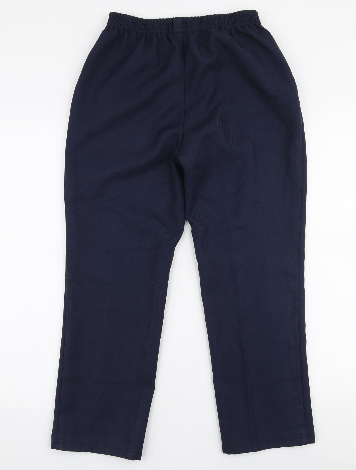 Damart Womens Blue  Polyester Trousers  Size 10 L25 in Regular