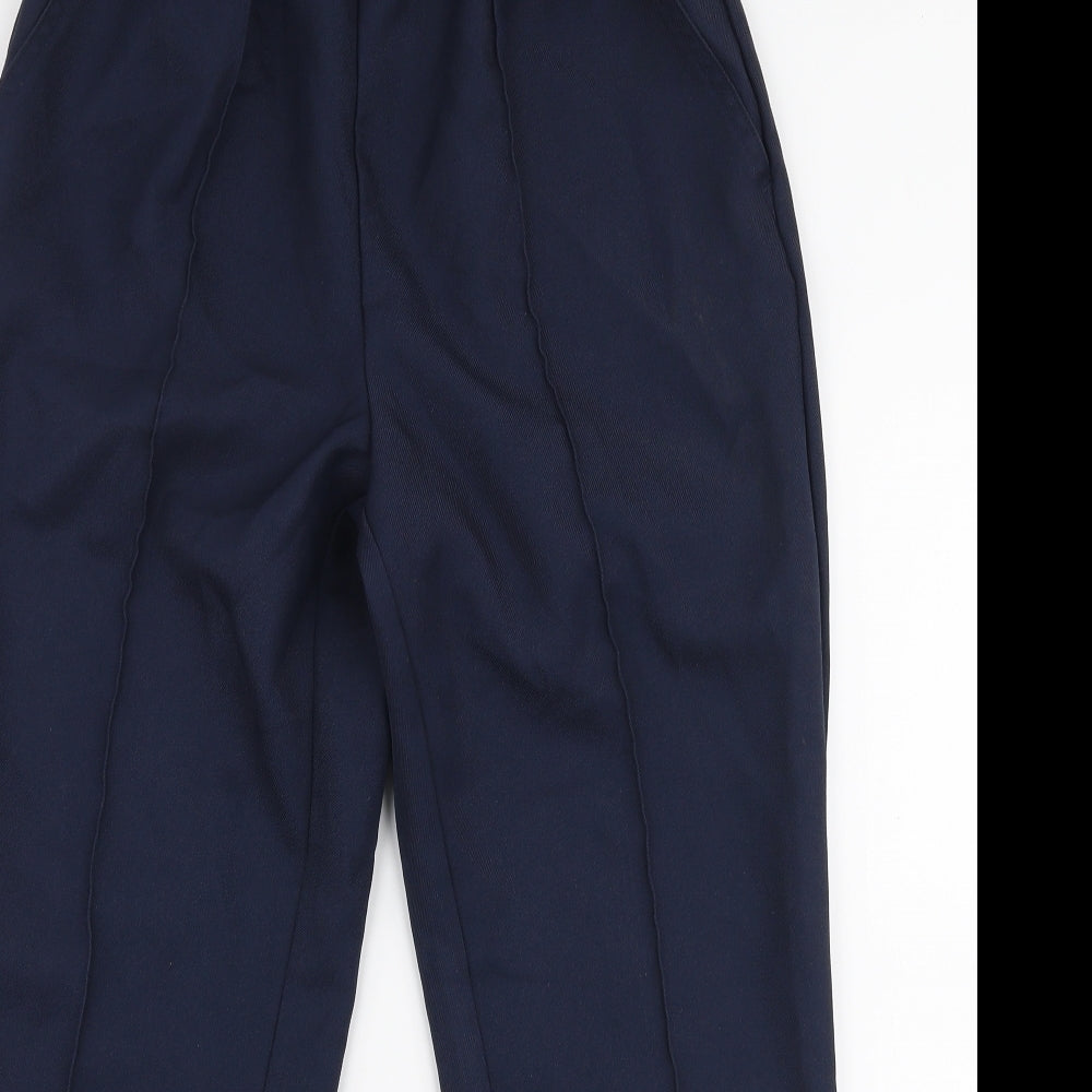 Damart Womens Blue  Polyester Trousers  Size 10 L25 in Regular
