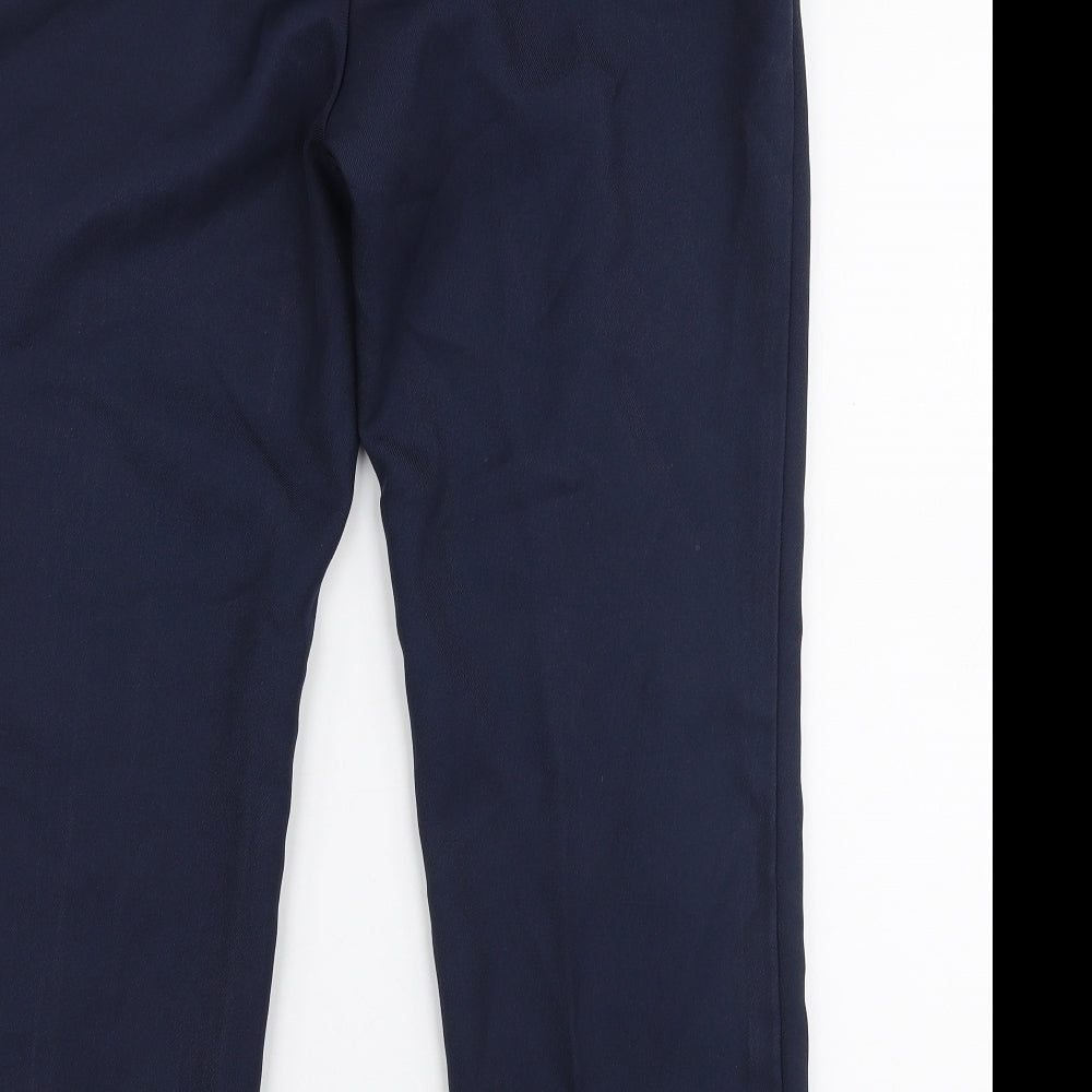 Damart Womens Blue  Polyester Trousers  Size 10 L25 in Regular