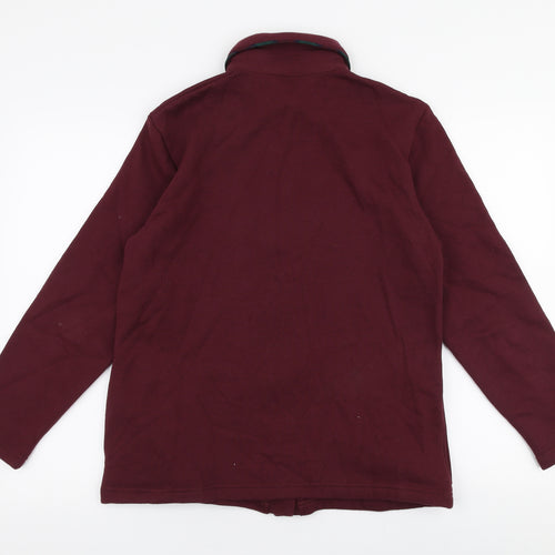 Country Collection Womens Red   Jacket Coat Size S  Button