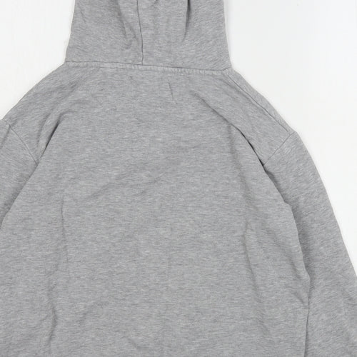 Brave Soul Womens Grey  Cotton Pullover Hoodie Size S