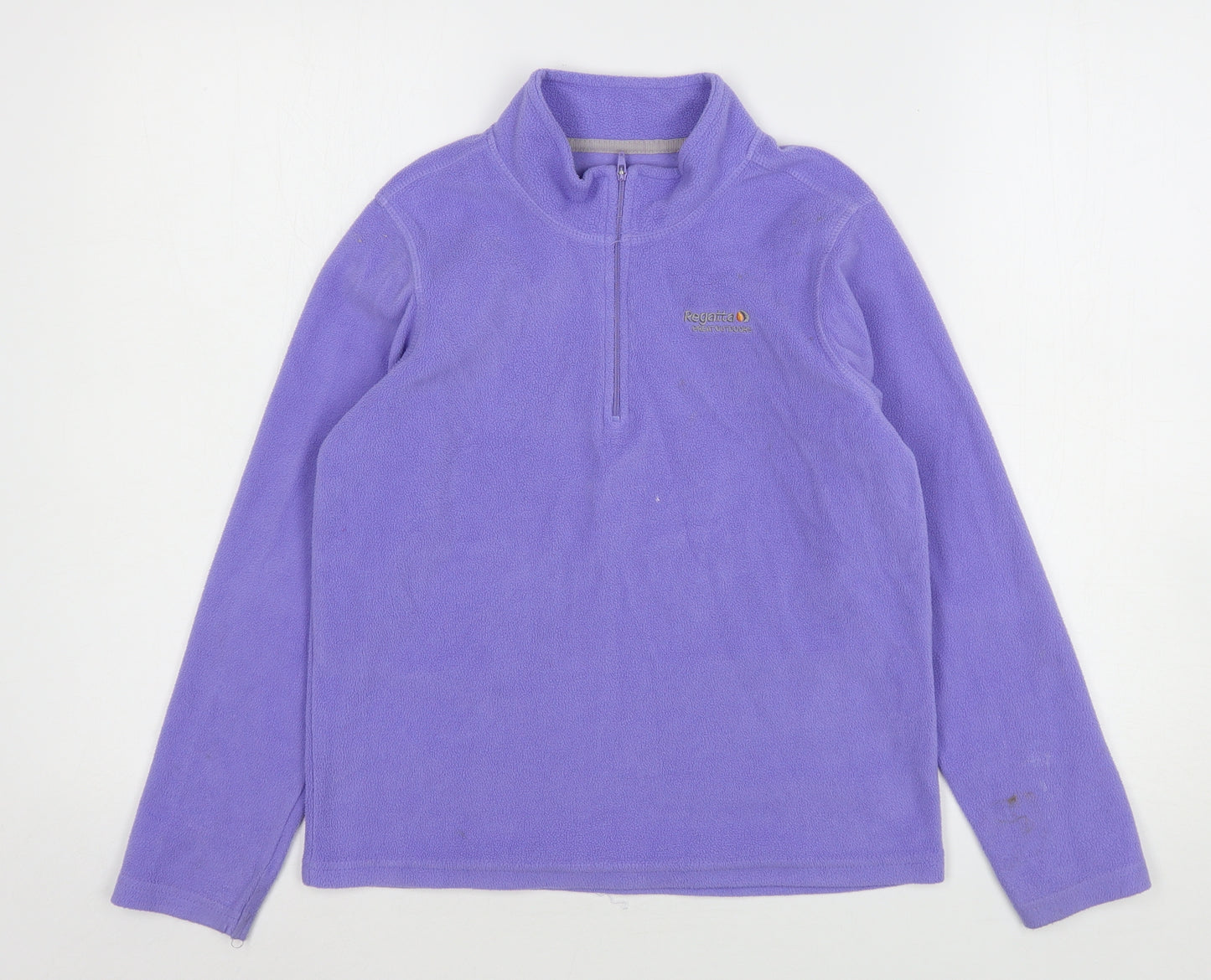 Regatta Girls Purple  Polyester Pullover Sweatshirt Size 11-12 Years